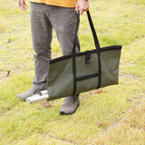Side-opening tote bag