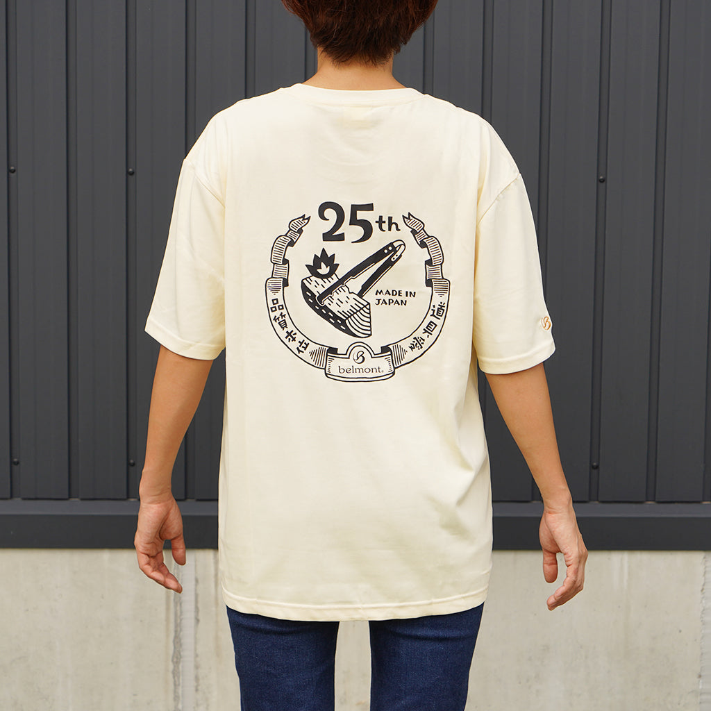 限定］25周年記念Tシャツ Outdoorバージョン IVORY – ベルモント