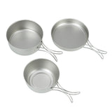 BM-006 Titanium cooker 3-piece set (with case)