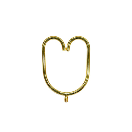 Stainless steel heart hook for lure return (gold plated)
