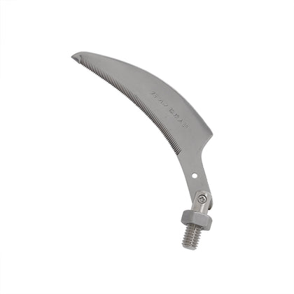 MS-097 Stainless steel mokali sickle (S) 4mm thread with hexagonal nut