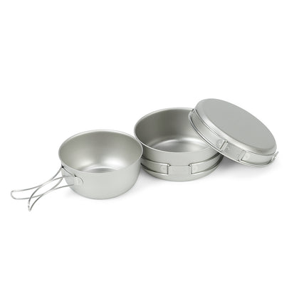 BM-005 Titanium cooker 3-piece set