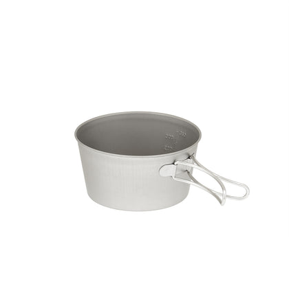 BM-427 Titanium Sierra Cup Deep Type 480 Fold Handle (with Memory)